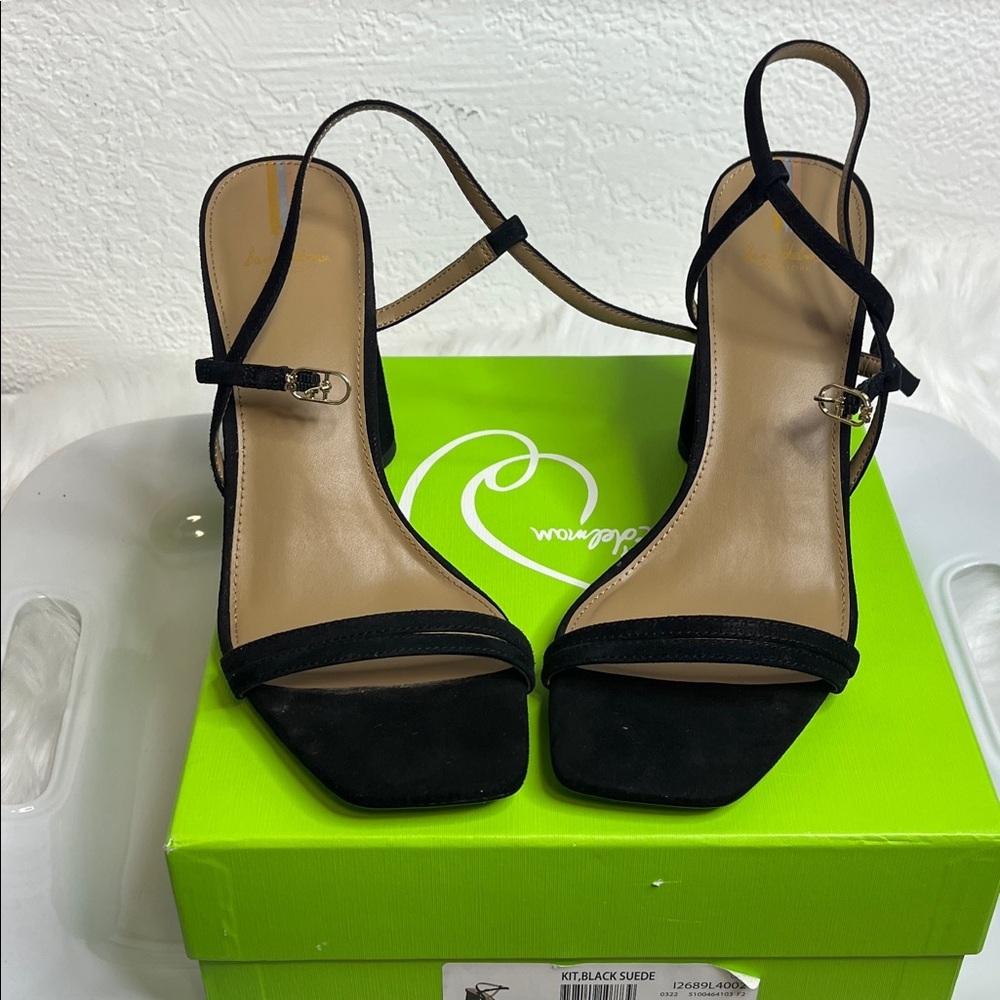 Sam Edelman Black Strappy Heels - Picture 6 of 9